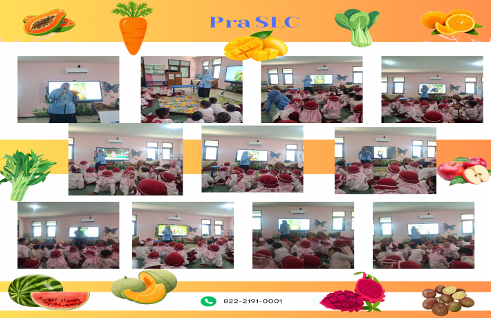 Serunya Pra SLC Kenalan dengan Buah dan Sayur Kesukaan