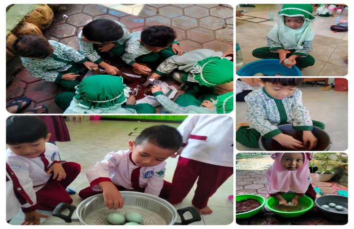 Asyiknya Membuat Telur Asin 