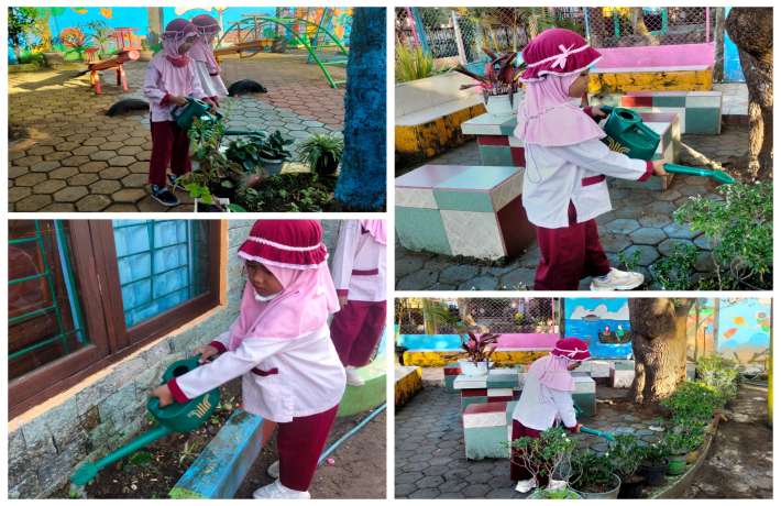 MERAWAT TANAMAN BENTUK PEDULI PADA ALAM