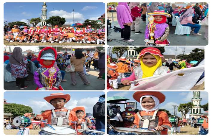 Tim GITA HAMAMAH mengikuti Konser drumband kolosal dalam rangka memperingati hari sumpah pemuda