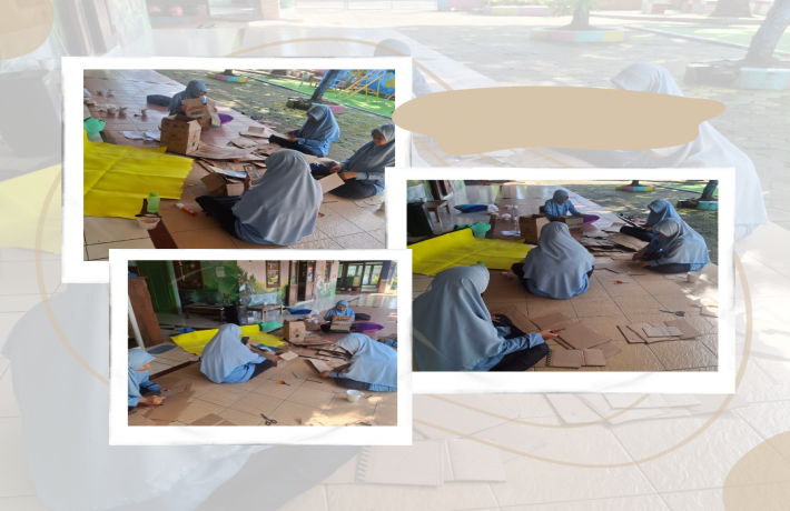Semangat Ustadzah TK dan KB Al-Irsyad 02 Cilacap Hadirkan Media Kreatif Rumah Kelomang