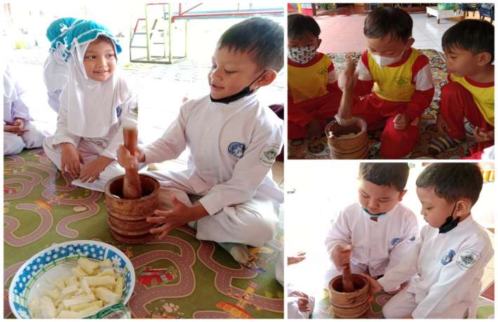 PRAKTEK MEMBUAT GETHUK DARI SINGKONG