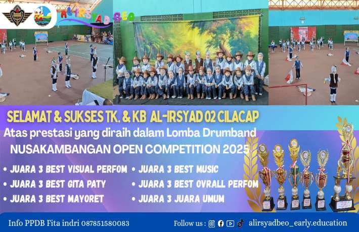 Kejuaraan Lomba Drumband Nusakambangan Open Competition 2025 TK dan KB Al Irsyad 02 Cilacap