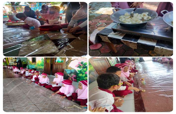 Membuat gembus dari singkong menghidupkan  tradisi melalui kreativitas anak