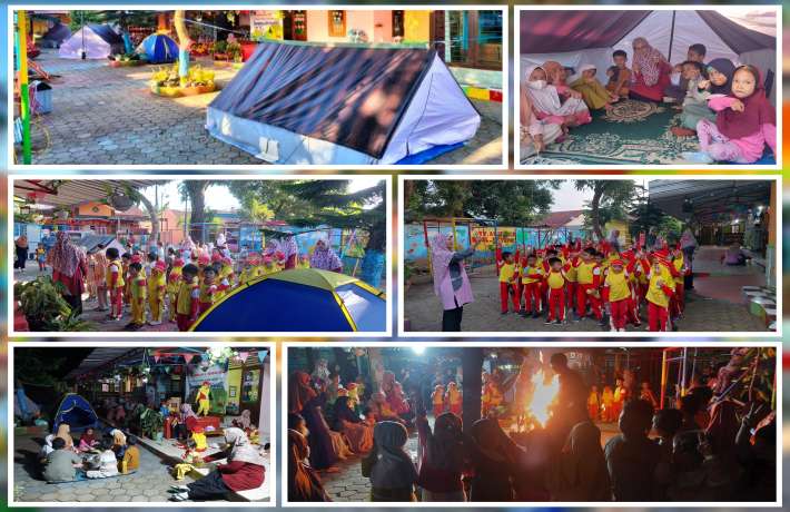 CAMPING WITH FRIENDS