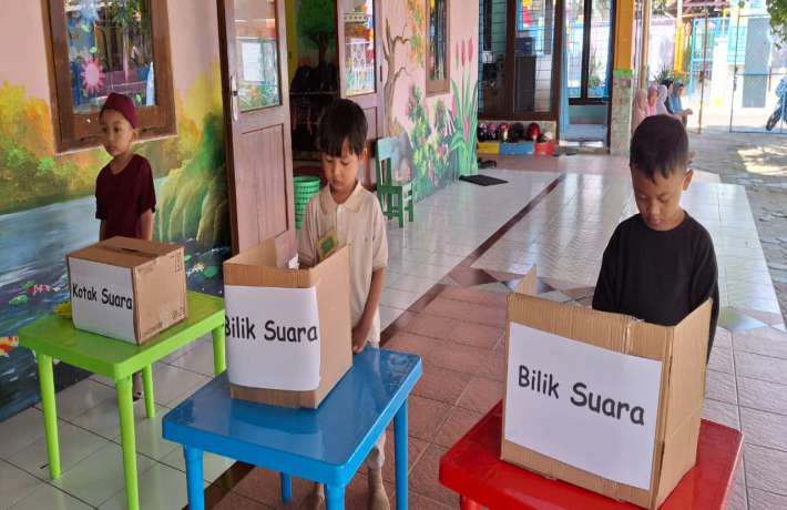 Simulasi Pemilihan Bupati Beo