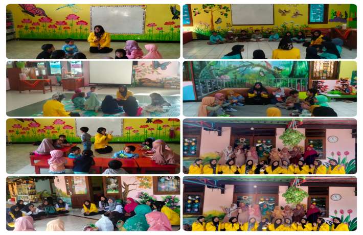 Kegiatan Praktek Mengajar Mahasiswa UT PG PAUD Purwokerto di TK . AL IRSYAD dan KB AL - IRSYAD 02 