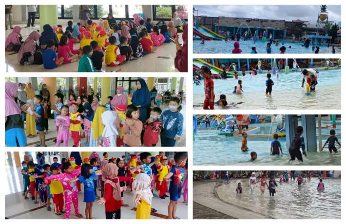 ASYIKNYA BERENANG BERSAMA TEMAN-TEMAN